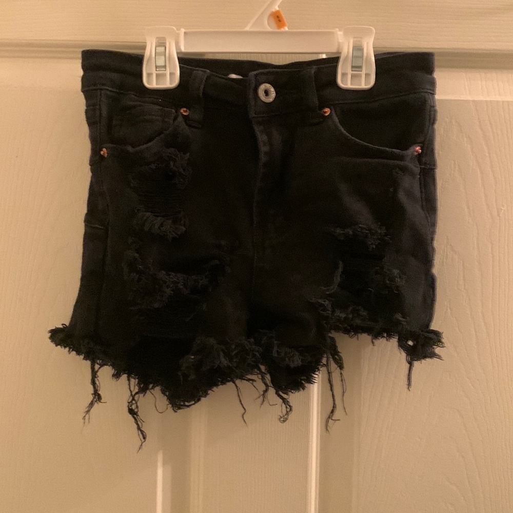 SONG high rise Jean shorts
